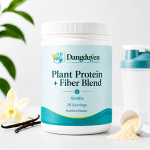 Dangduyen Plant Protein + Fiber Blend, Vanilla, 20 Servings