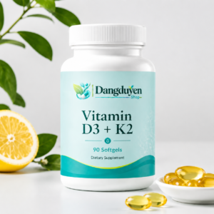 Dangduyen Vitamin D3 + K2 Softgels, 90 Count